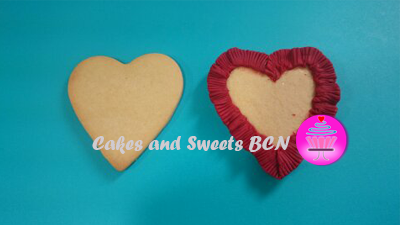 Galletas San Valentín corazón rizado Paso 2